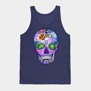 Day of the Dead Space Skull Tank Top